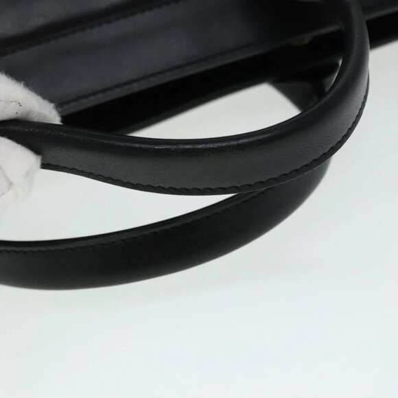 Chloe Alice Hand Bag Leather 2way Black Pink Auth am6912V - Picture 8 of 14